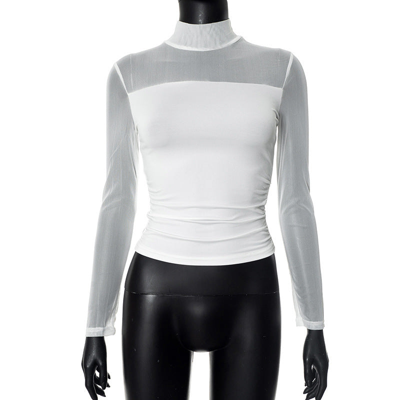 Aven Luna Mock Neck Top