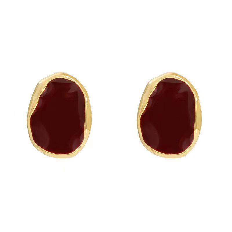 Fashion Retro Black Studs Women