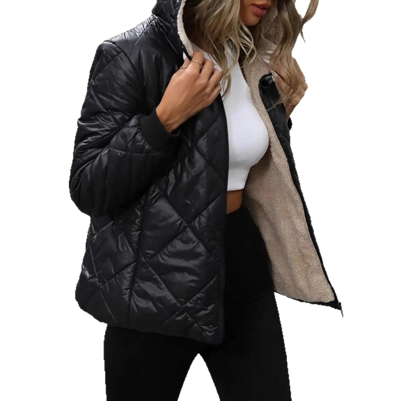 Aven Diamond Quilted Jacket