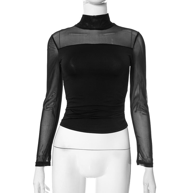 Aven Luna Mock Neck Top