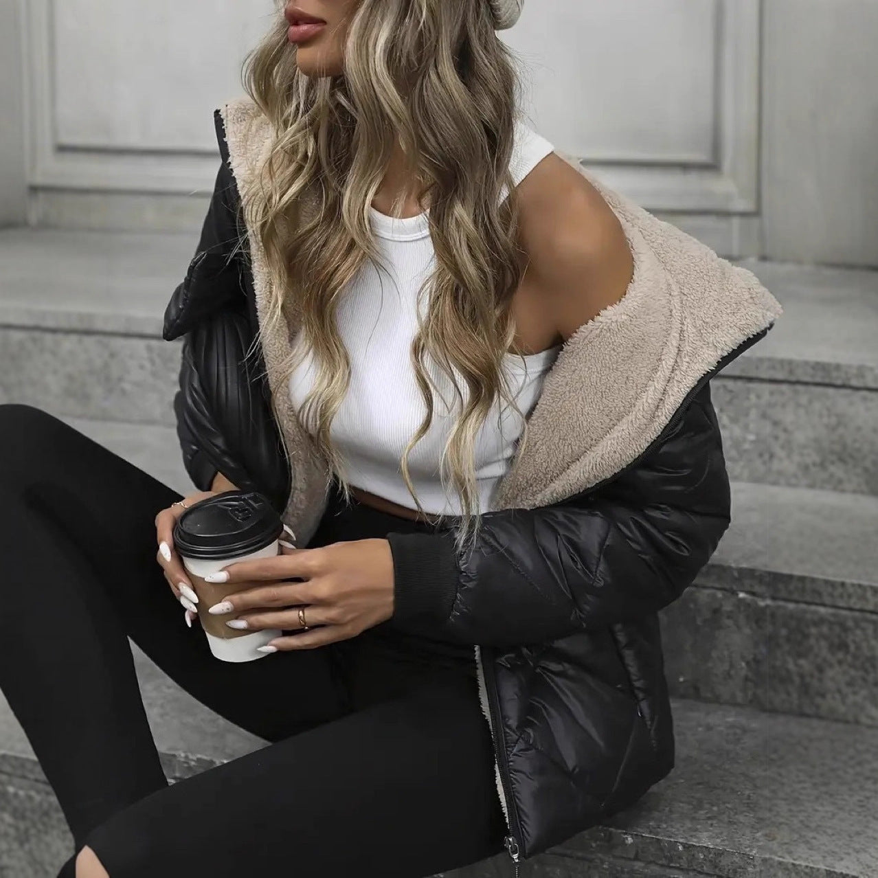 Aven Diamond Quilted Jacket