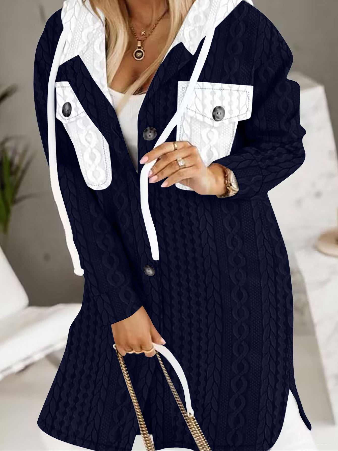 Aven Rose Hooded Coat