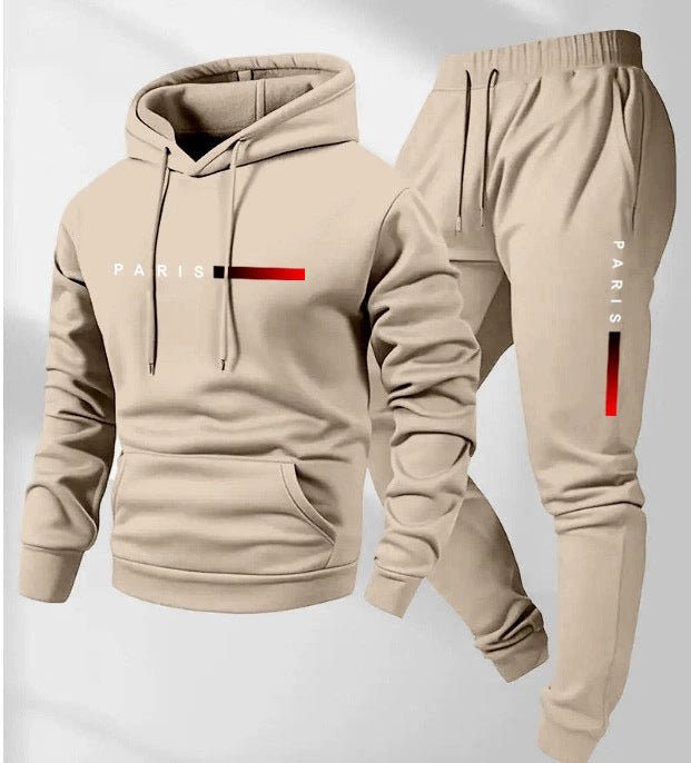 Loose Letter Sweater Coat Long Sleeve Trousers Cover