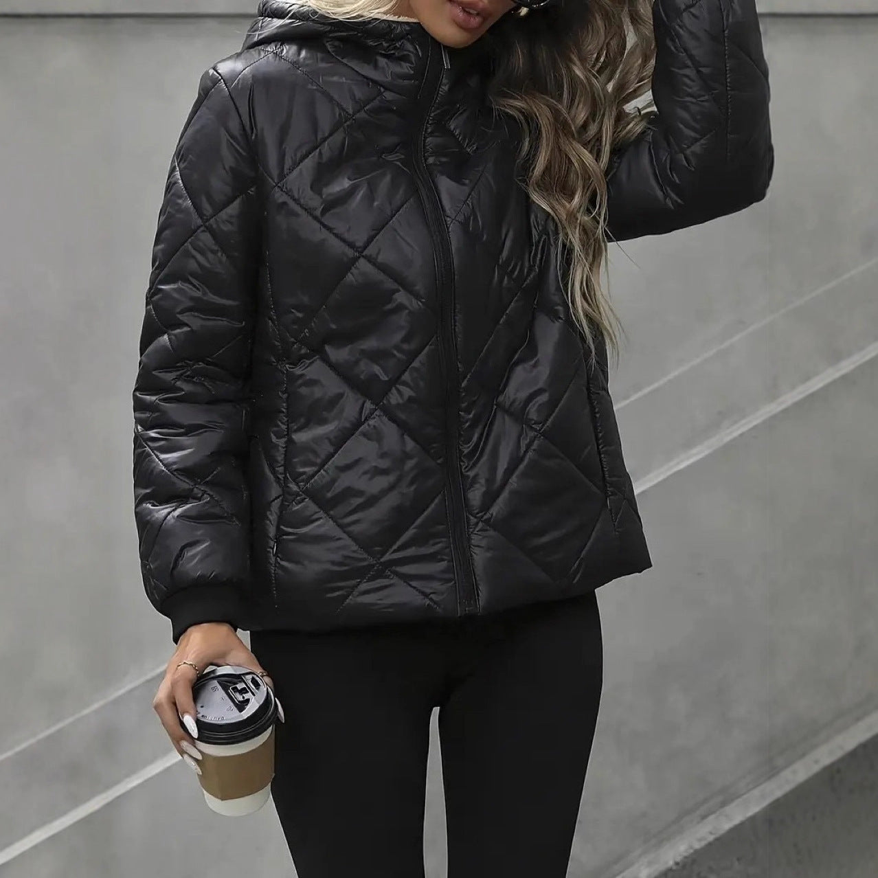 Aven Diamond Quilted Jacket