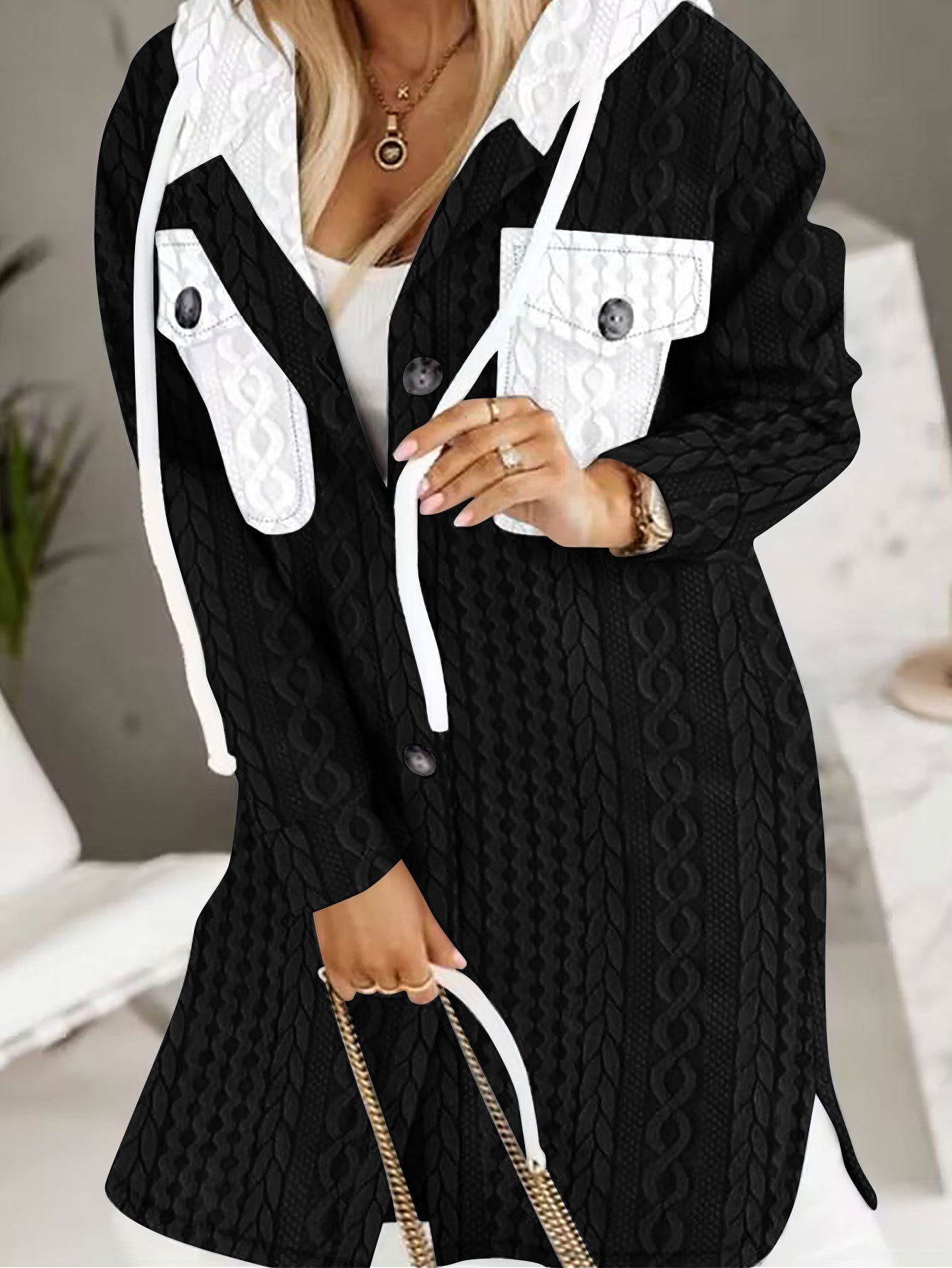 Aven Rose Hooded Coat