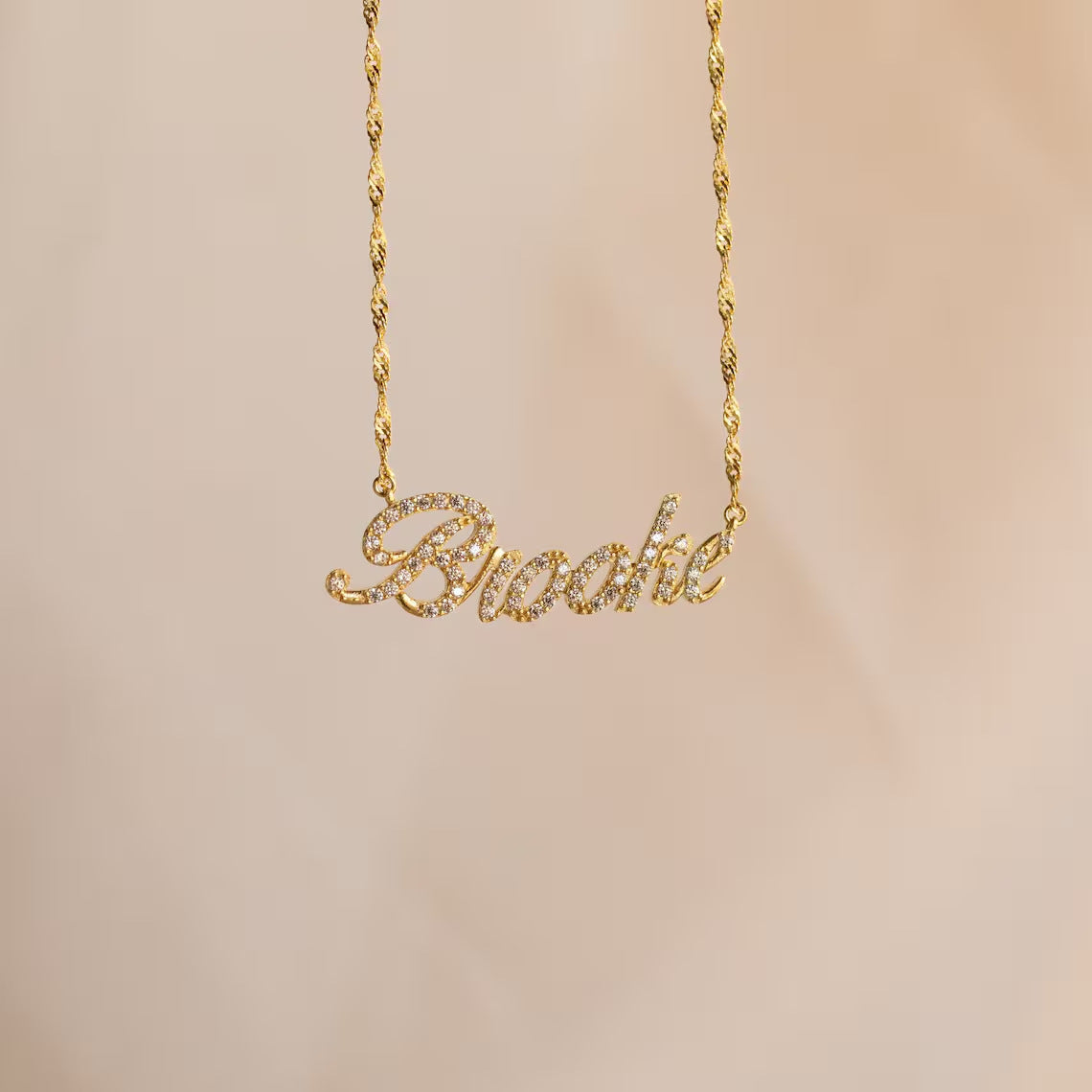 Customized Necklace With Personalized English Name For Women