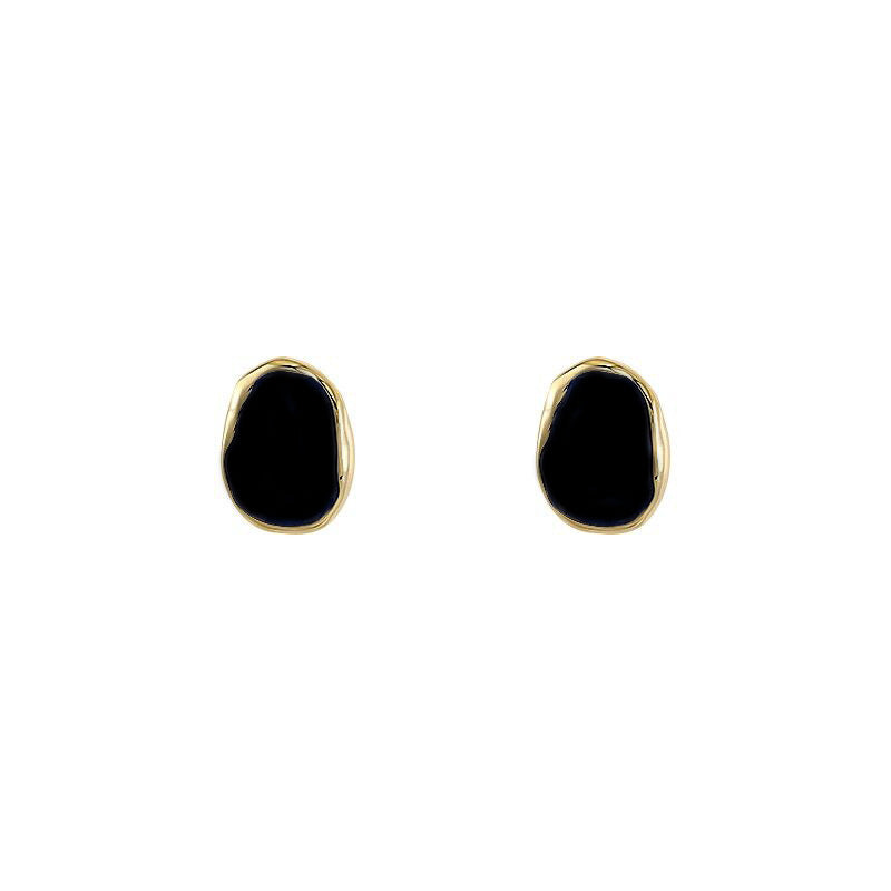 Fashion Retro Black Studs Women
