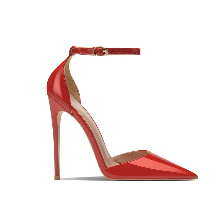 Thin Heeled Shallow Mouthed Sandals