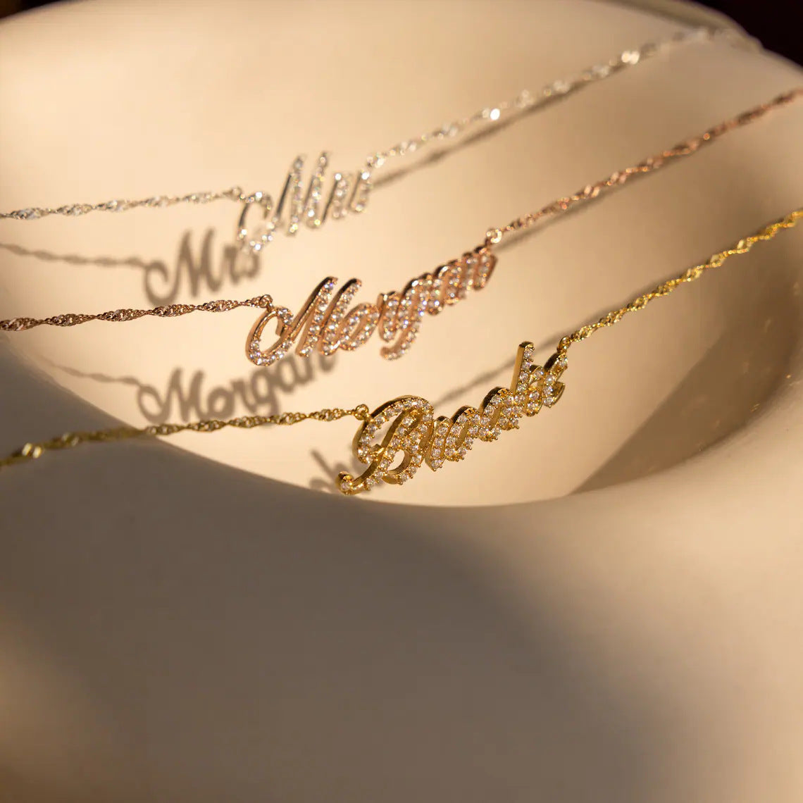 Customized Necklace With Personalized English Name For Women