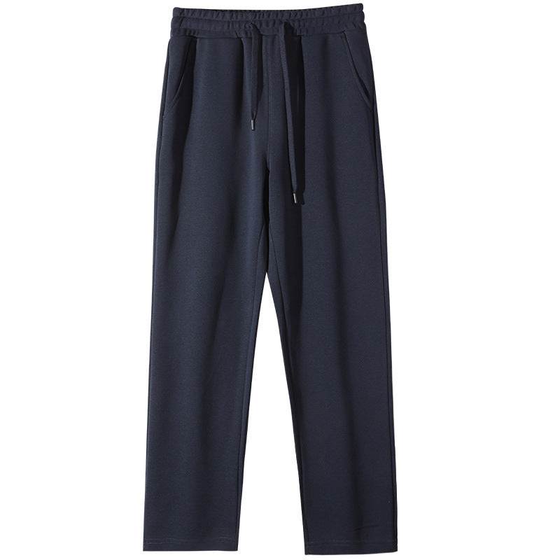 Casual Pants Elastic Waist Heavy Loose Track Pants Men's And Women's Casual Straight-leg