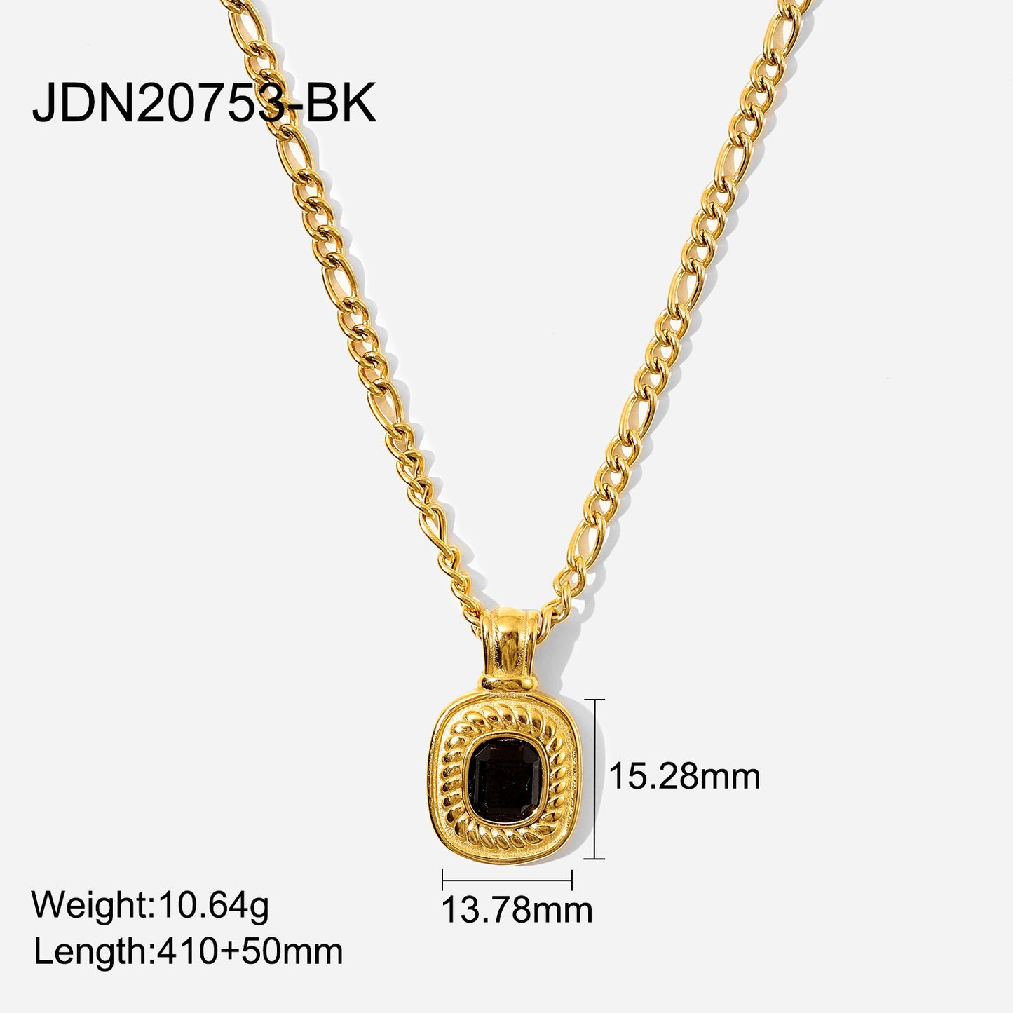Colorful Semi-precious Stone Pendant Necklace For Ladies