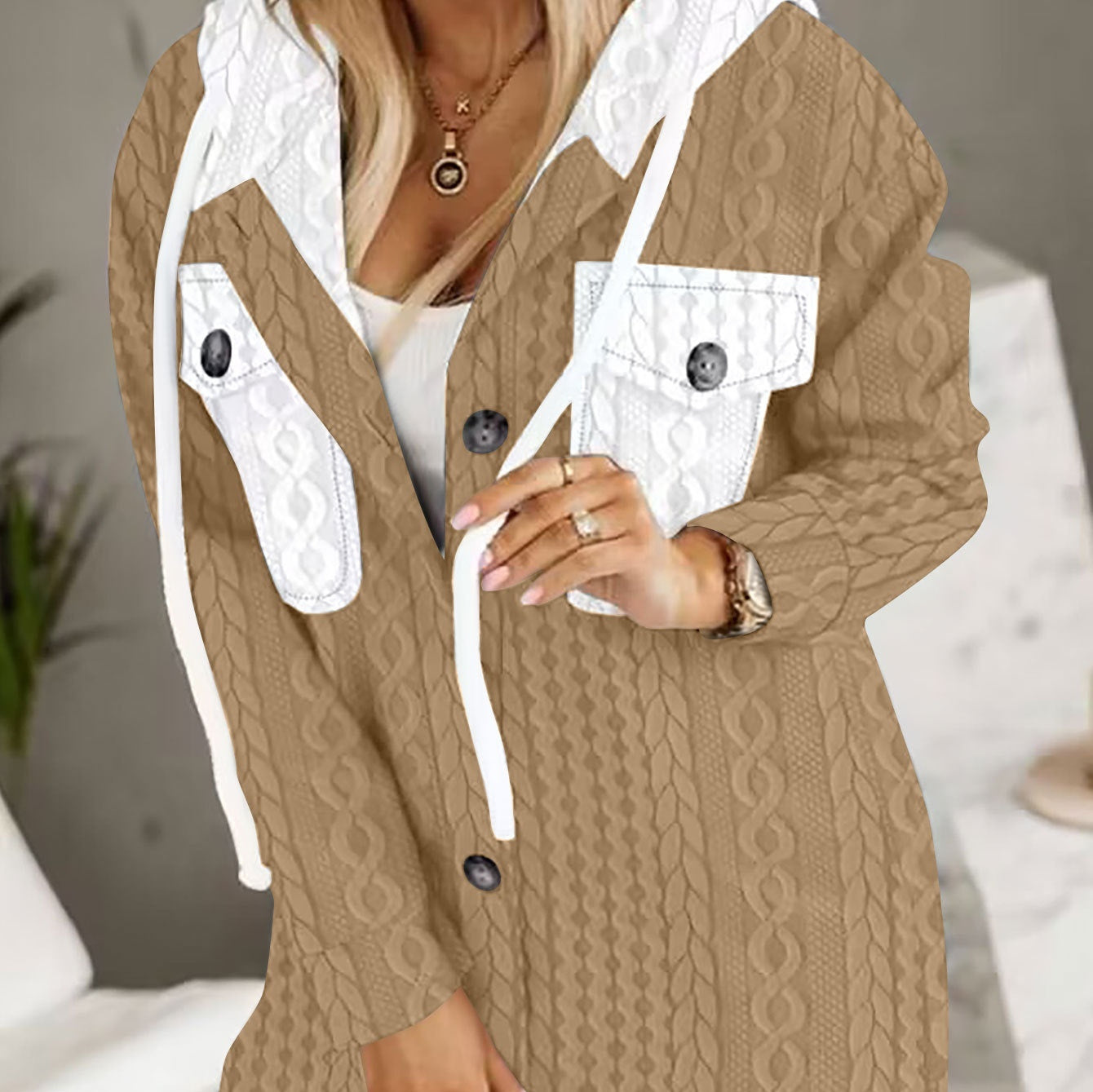 Aven Rose Hooded Coat