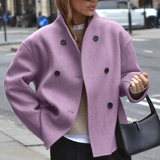 Aven Violet Luxe Coat