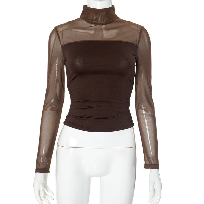 Aven Luna Mock Neck Top
