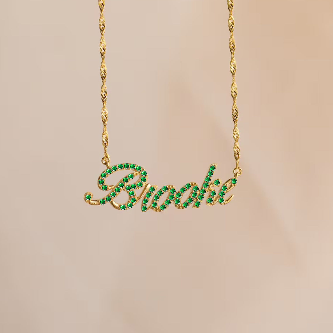 Customized Necklace With Personalized English Name For Women