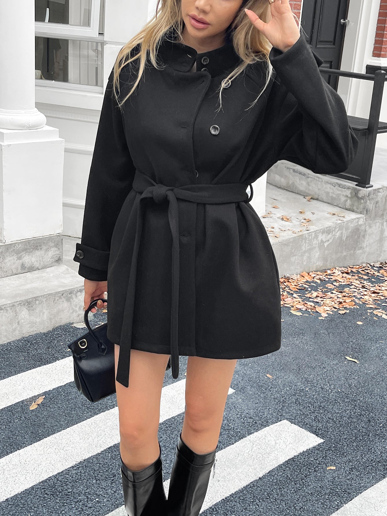 Aven Bordeaux Knit Coat