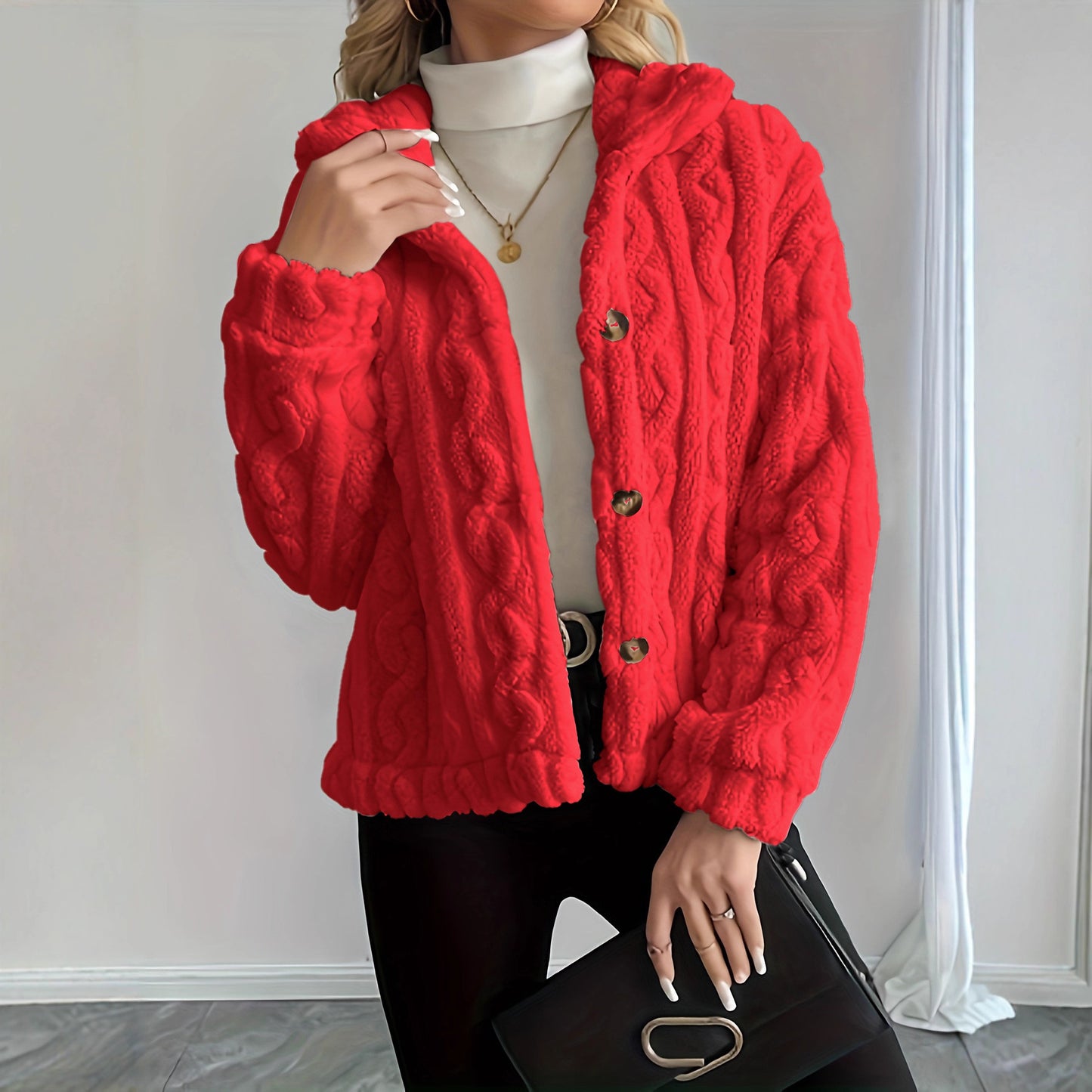 Aven Blush Cozy Jacket