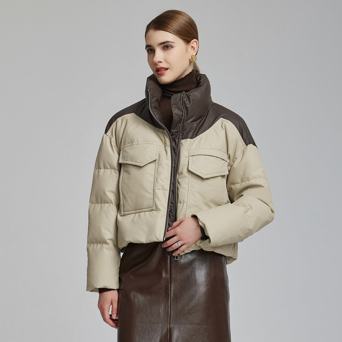 Aven Urban Leather Coat