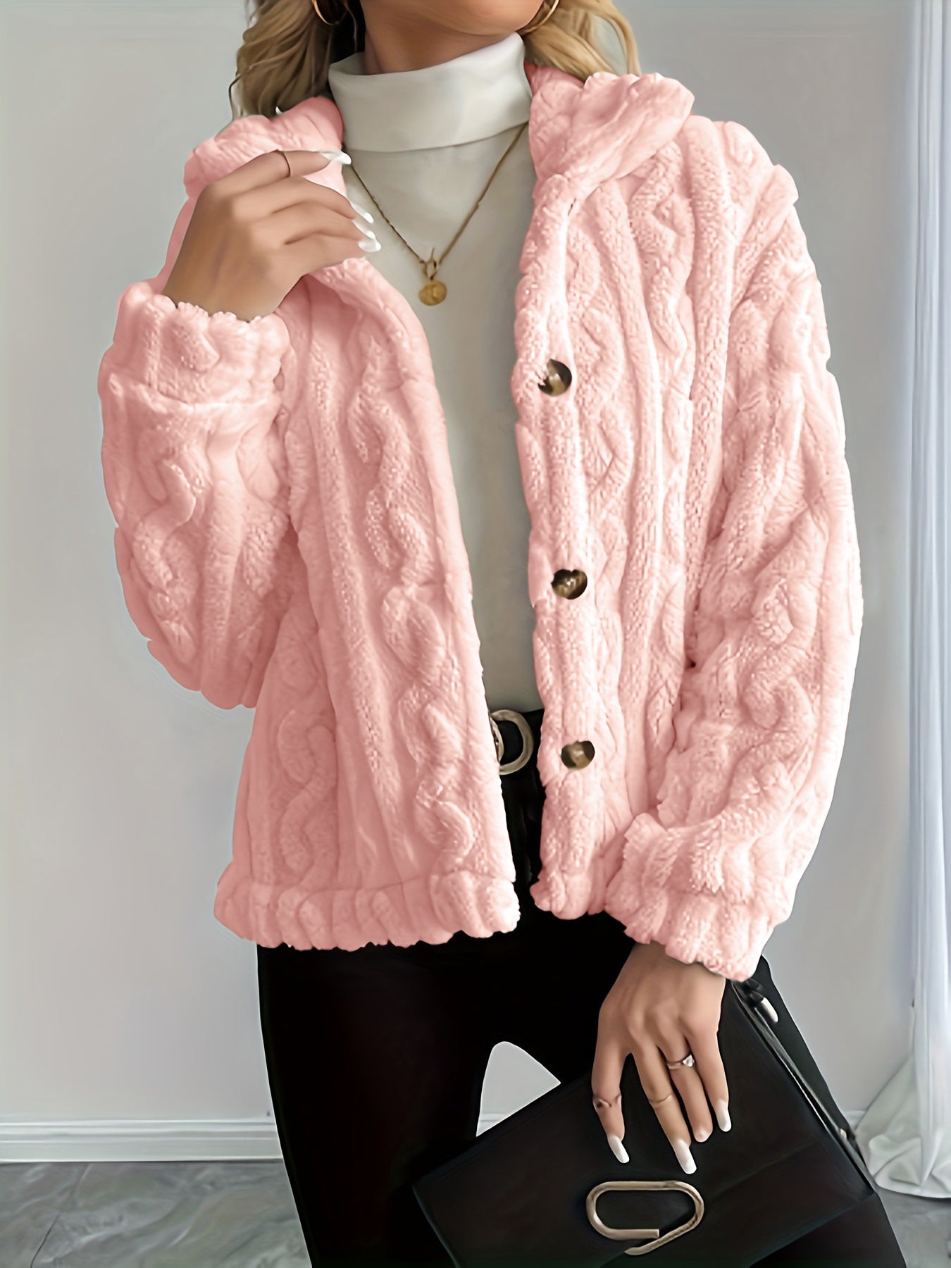 Aven Blush Cozy Jacket