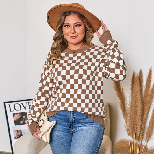 Aven Harper Plaid Sweater