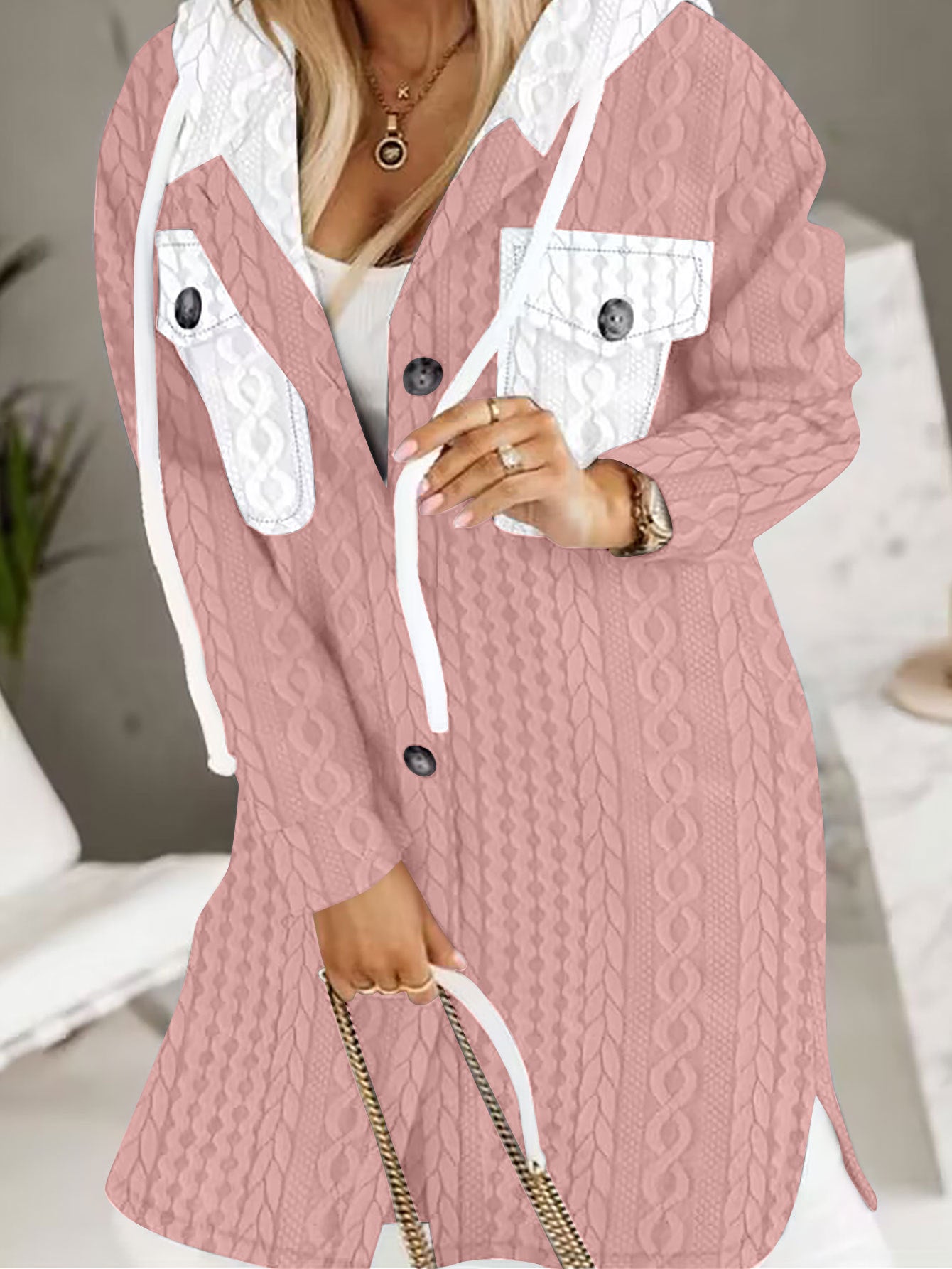 Aven Rose Hooded Coat